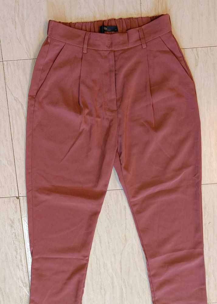 Beautiful Peach Pink Colour Formal Pants