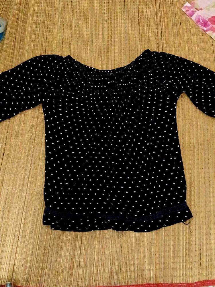 Polka Top  For Donation