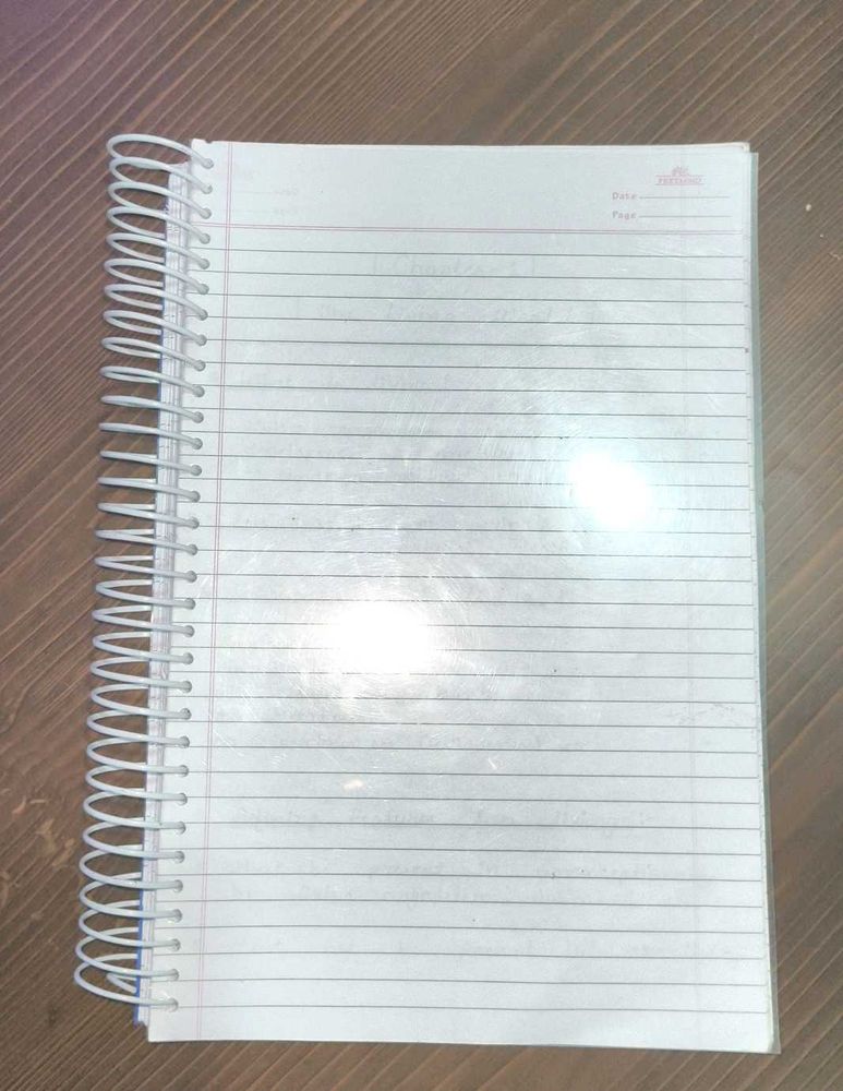 A4 Size Spiral Notebook 📒