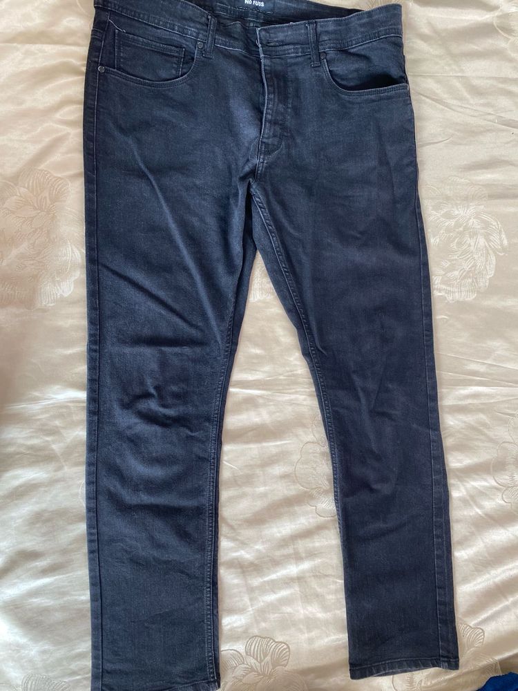 Jeans Navy Blue In Good Condition