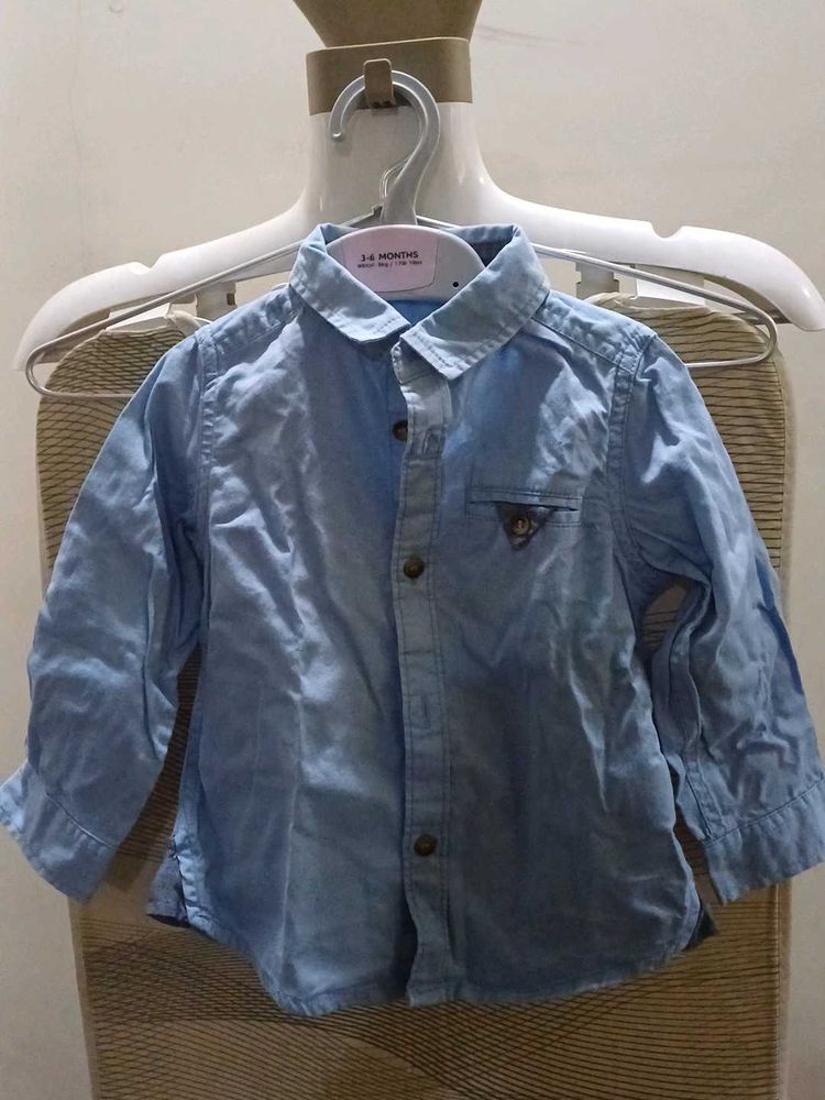 Mothercare Boys Blue Shirt