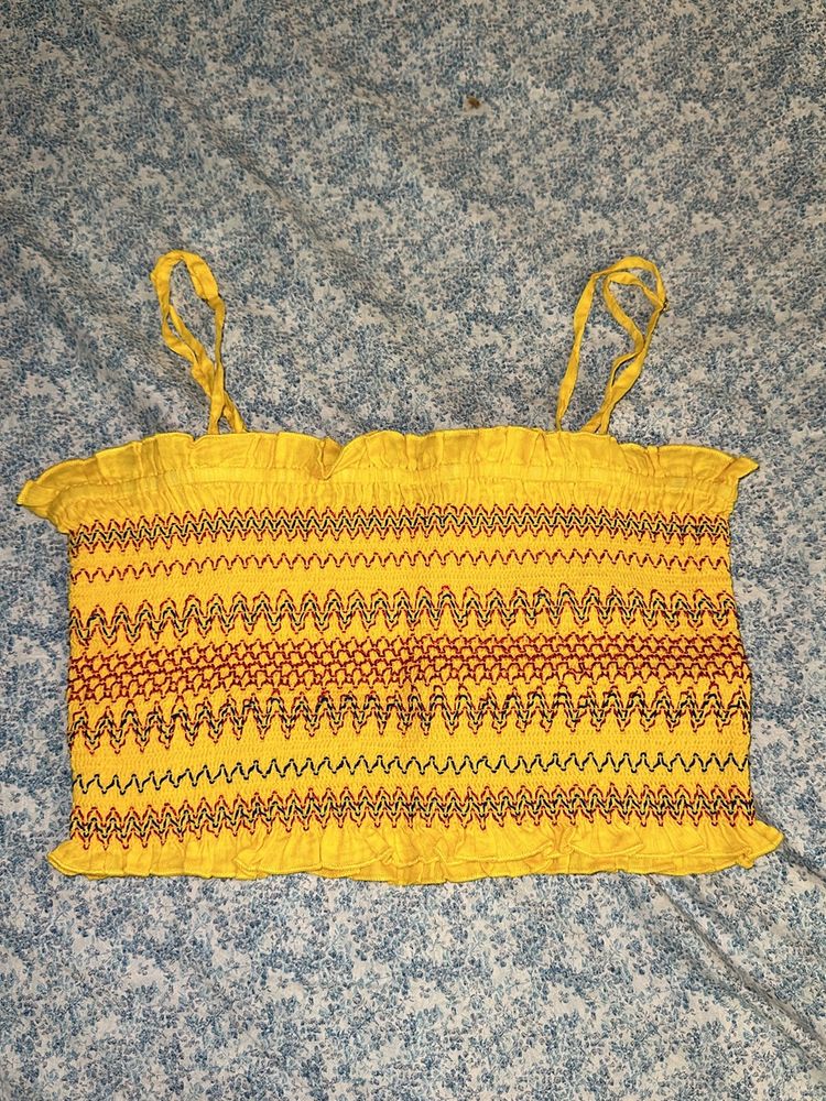 Yellow Tube Top