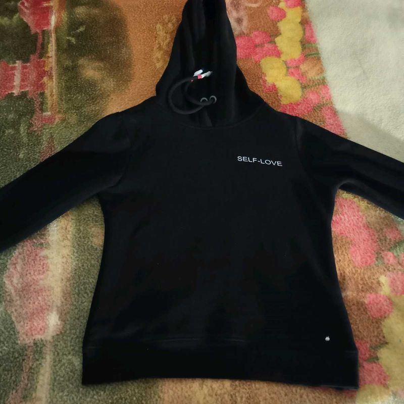 Black &#39;Self-Love&#39; Hoodie