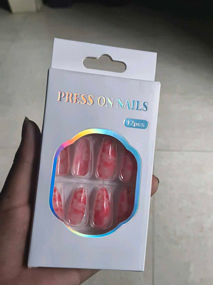Press On Nails - Marble Design