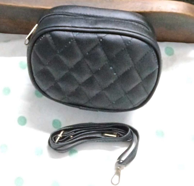 Stylish Black Crossbody Bag
