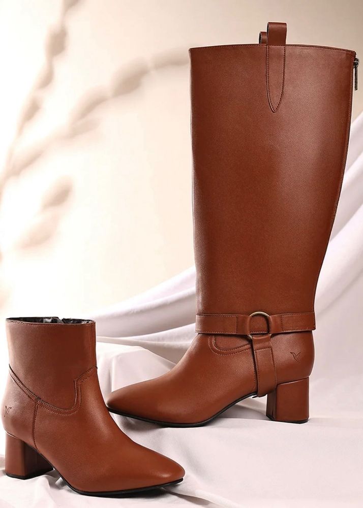 Convertible Brown Boots