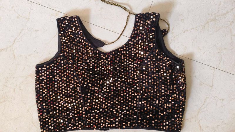 Sequined Party Blouse