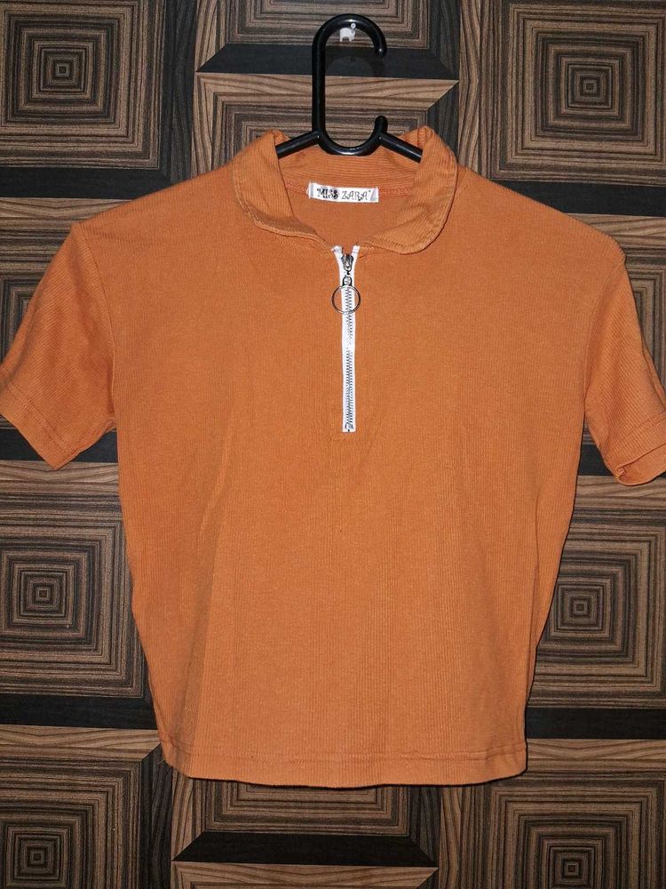 Trendy Rust Brown Top
