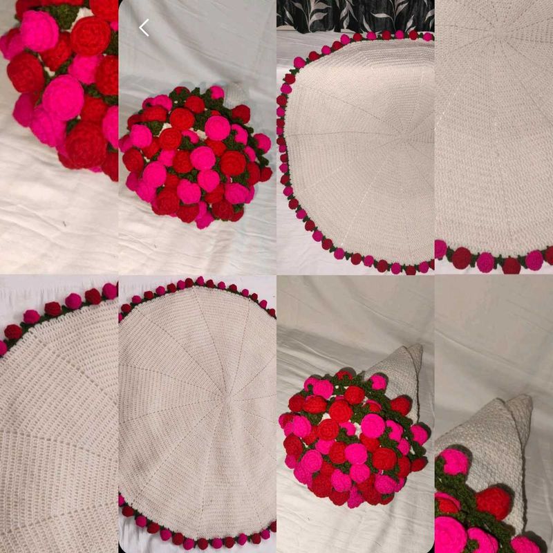 Crochet Custom Bouquet Blanket 28 Inches