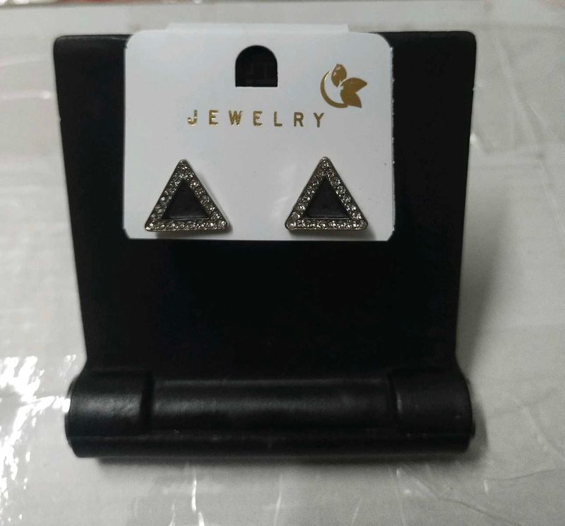 Triangle Stud Earrings