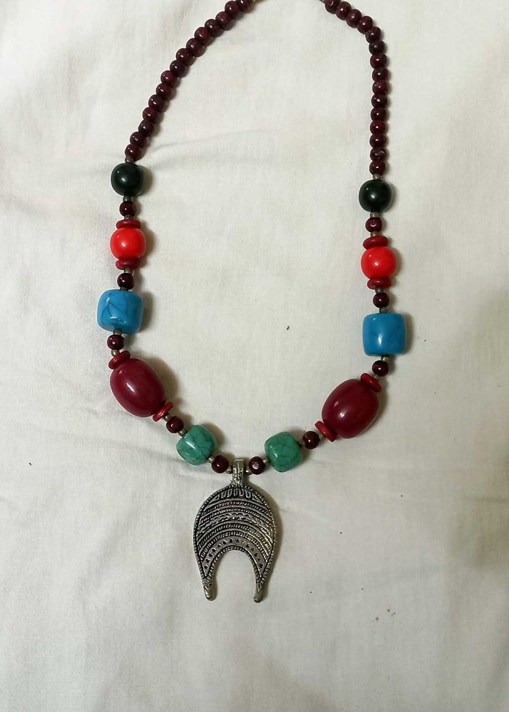 Beaded Statement Necklace