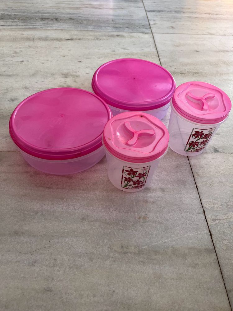 Set  4 Airtight Containe