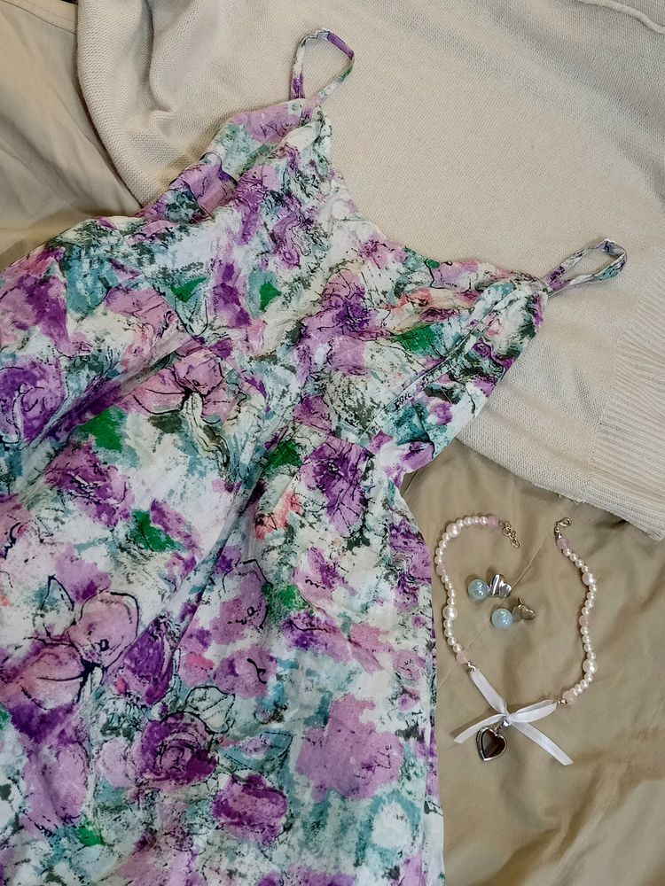 Floral Coquette Dress