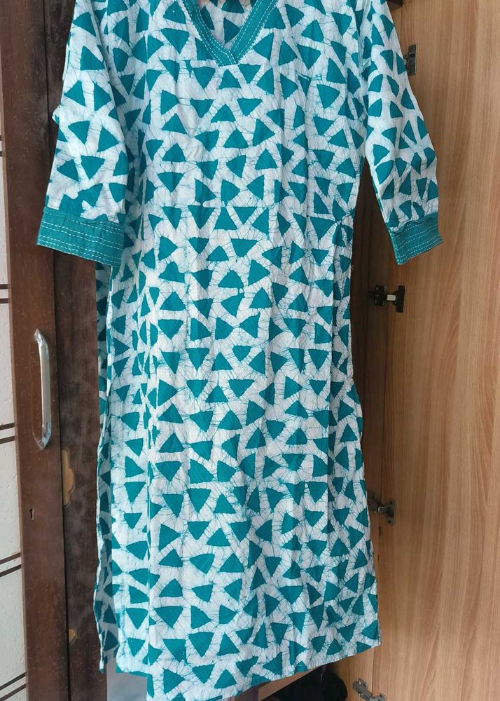 Cotton Printed Kurta Pant