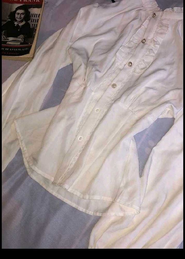 Vintage Ruffle Blouse