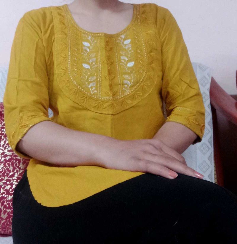 U Cut Short Kurti