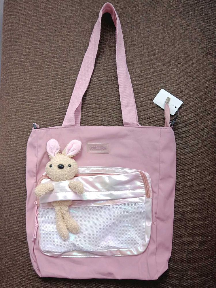 Soft Pink Exported Tote Bag