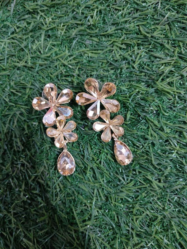 Floral Drop Earrings