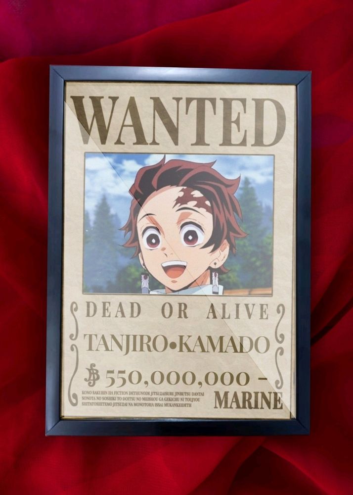 TANJIRO KAMADO Dead or Alive Wall Frame 1 Pc Anime