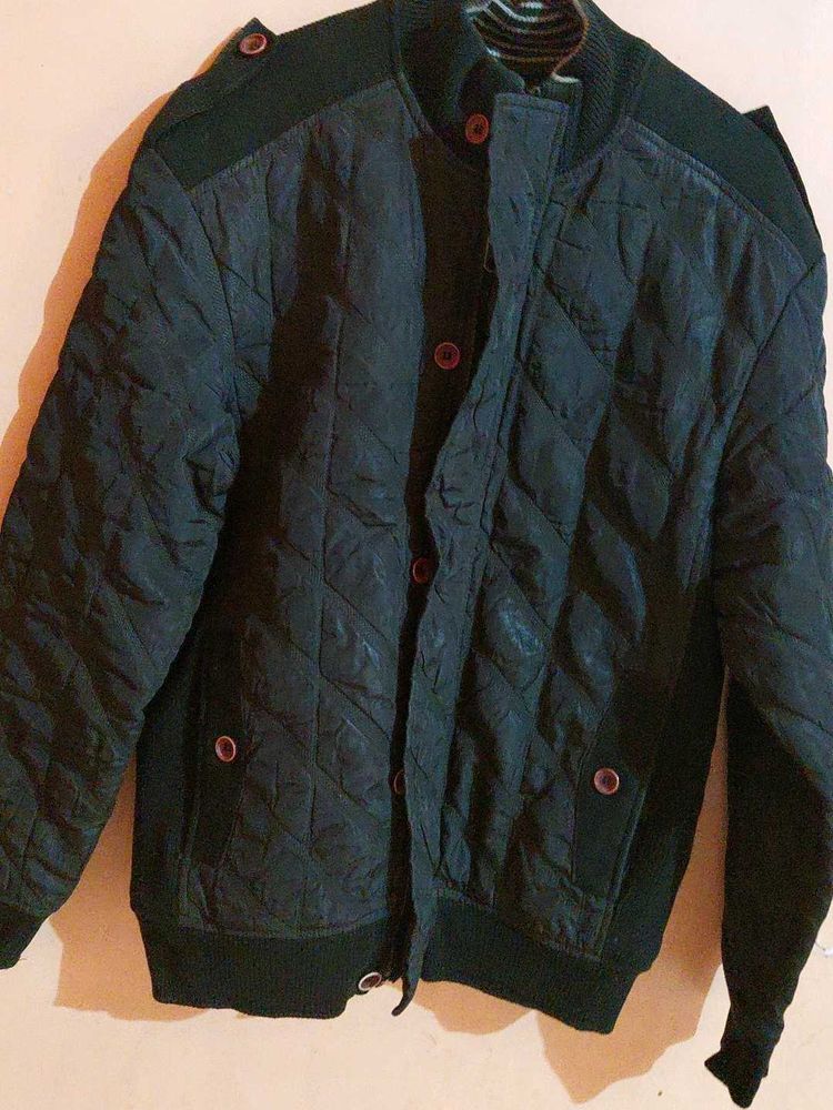 Men's Quilted Bomber Jacket