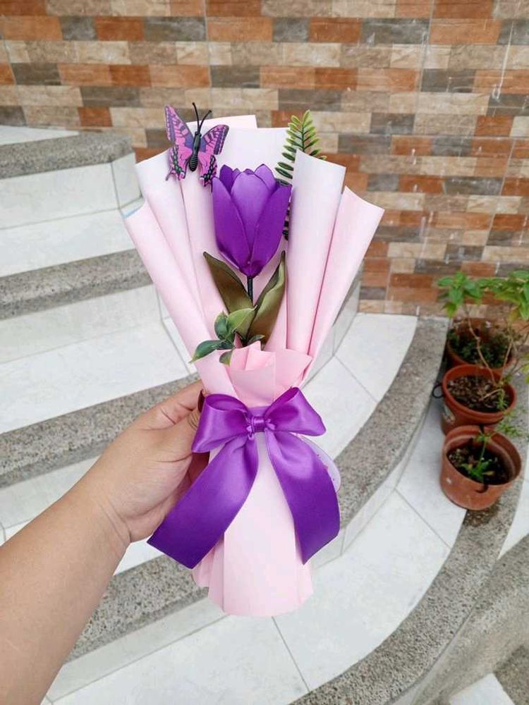 Handmade Ribbon Tulip🌷✨