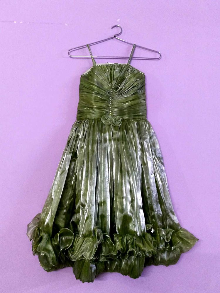 Green Party Dress