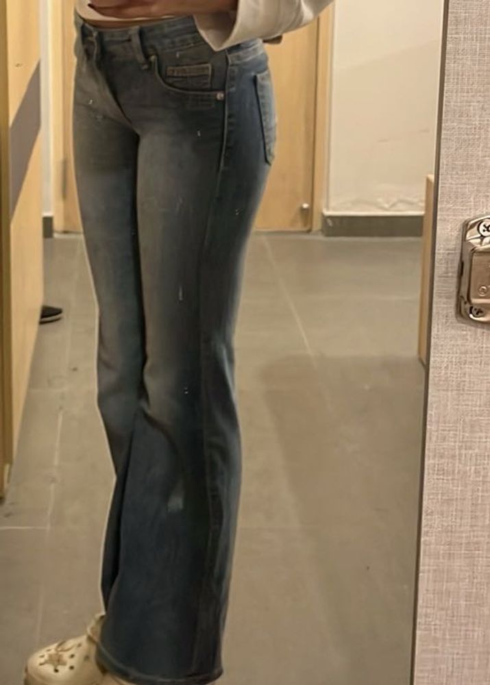 Flared Denim Jeans