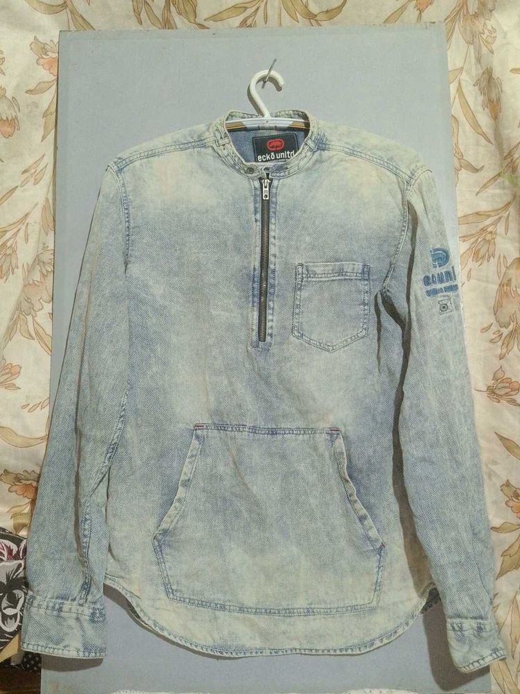 🇬🇧Stylish Ecko Unltd Denim Pullover | Size M | S