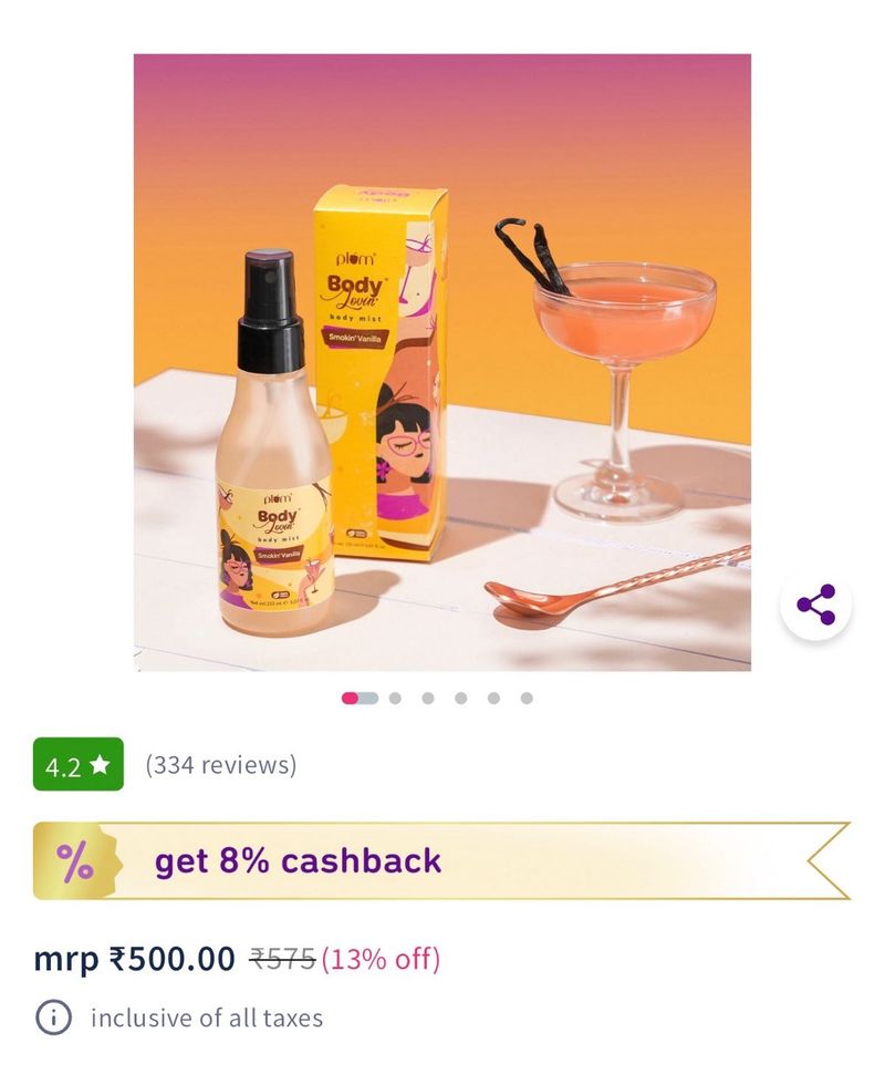 Plum Smokin’ Vanilla Body Mist
