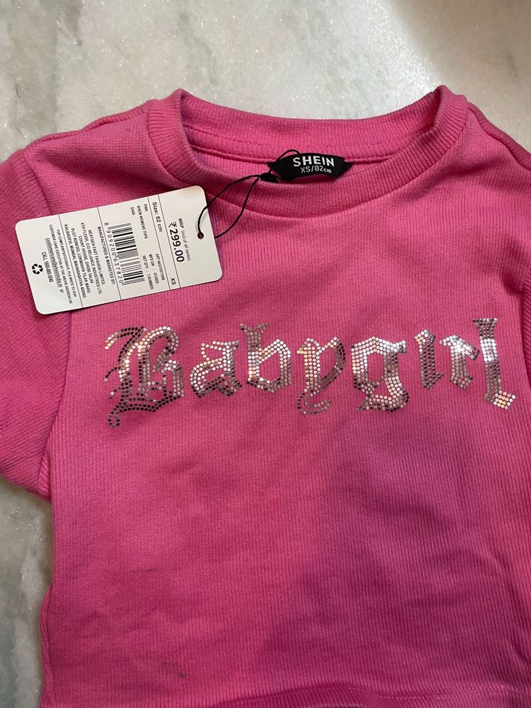 Shein Baby Crop Top With Surprise Freebies