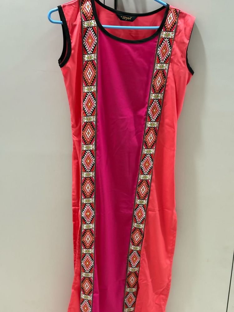 Colorful Sleeveless Dress