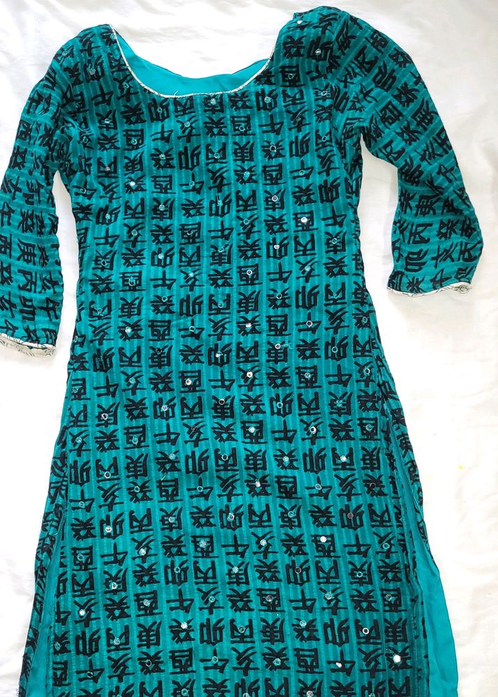 Printed Cotton Casual Kurta Size XS