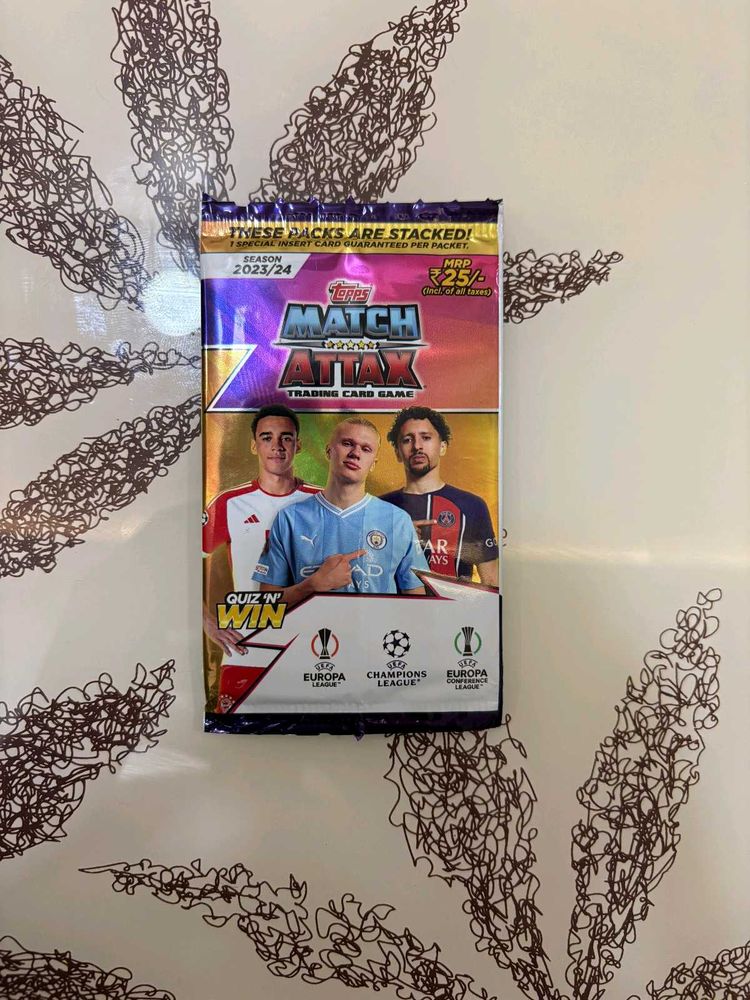 Booster Pack Of Match Attacks Topps
