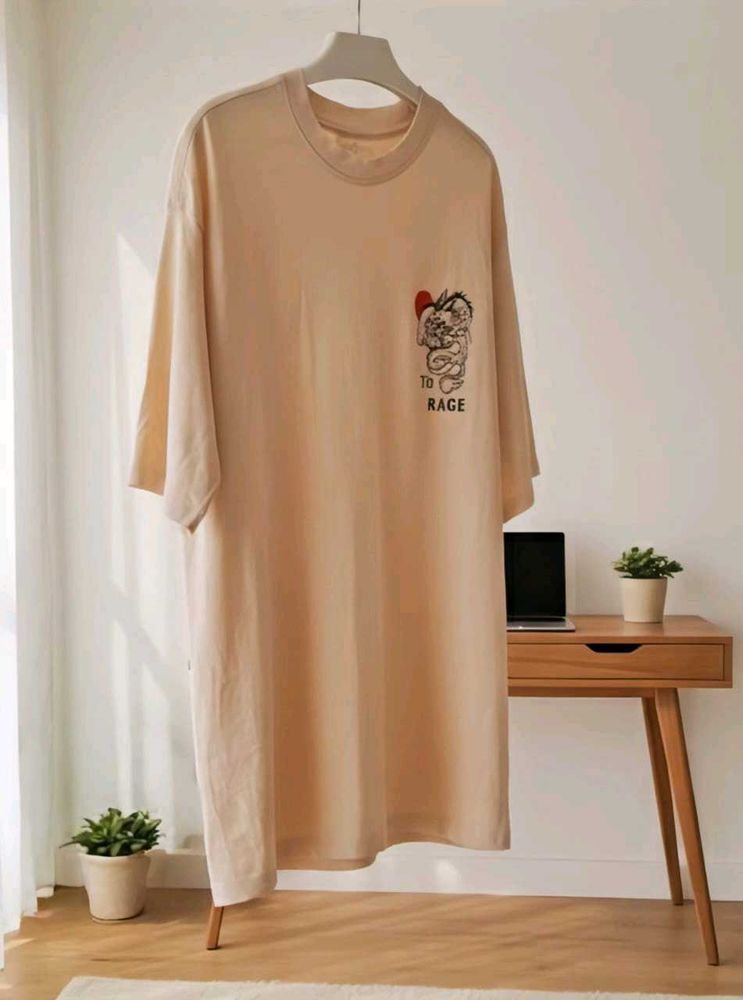 Oversized Dragon Graphic Tee