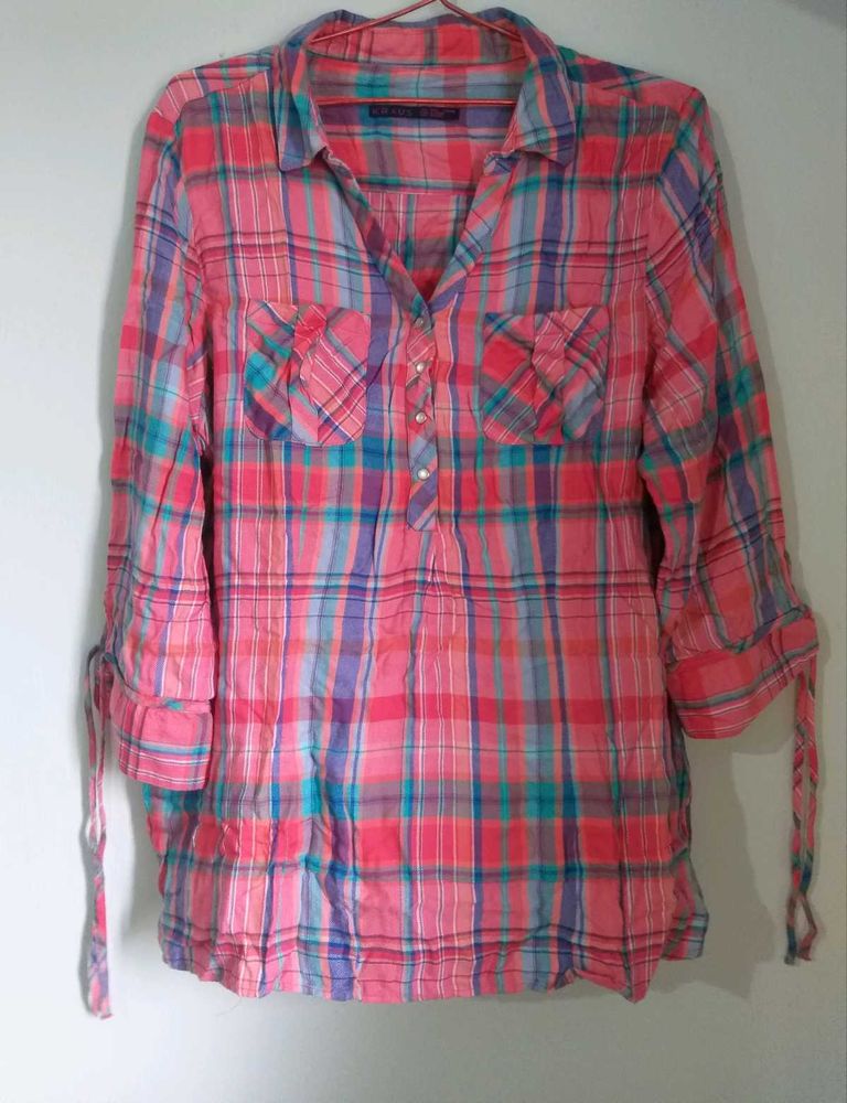 Pink Checked Shirt