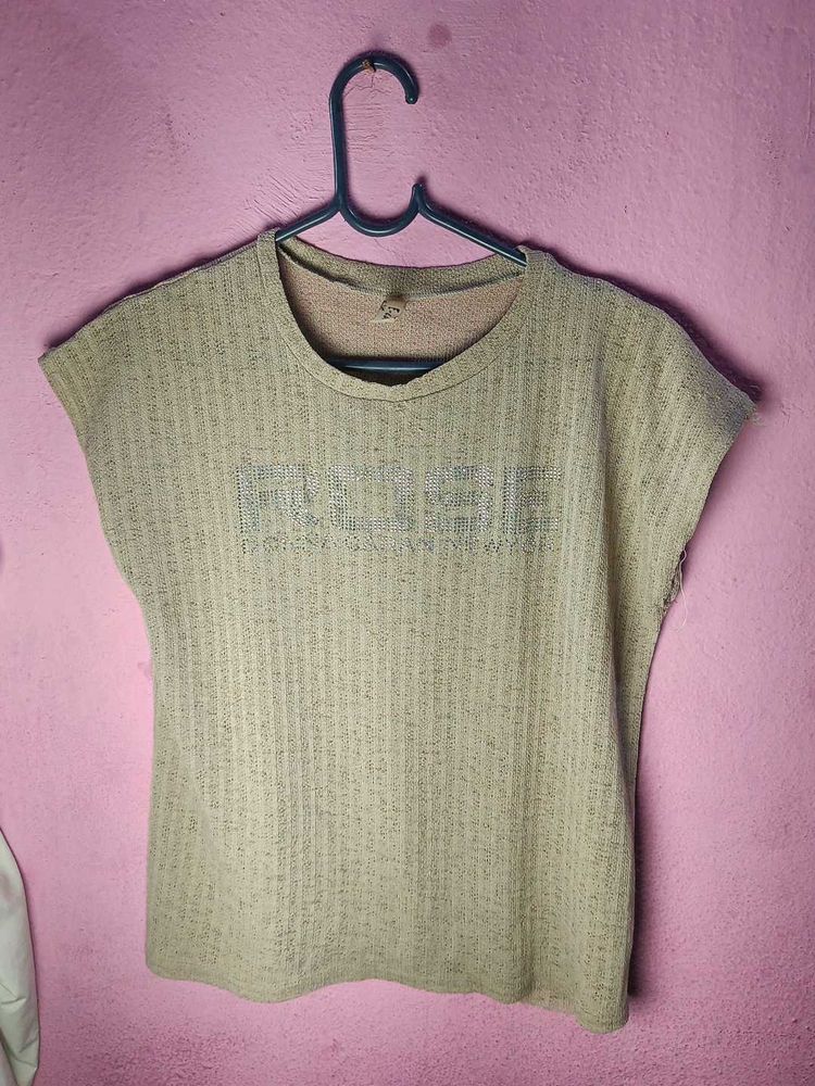 Cute Beige Top