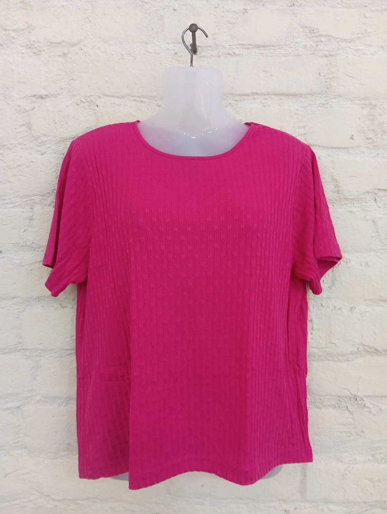 Hot Rose Pink Tops