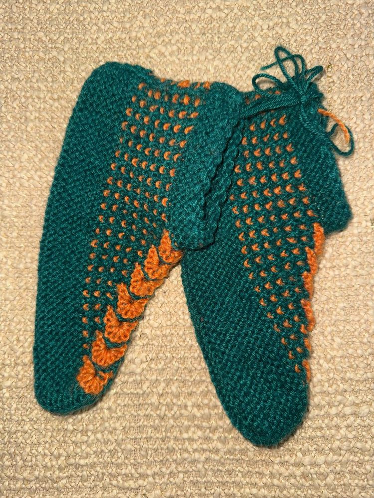 Hand Knitted Woollen Socks