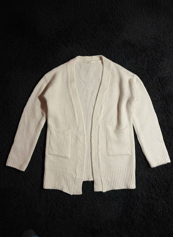 Korean Cozy Cream Cardigan