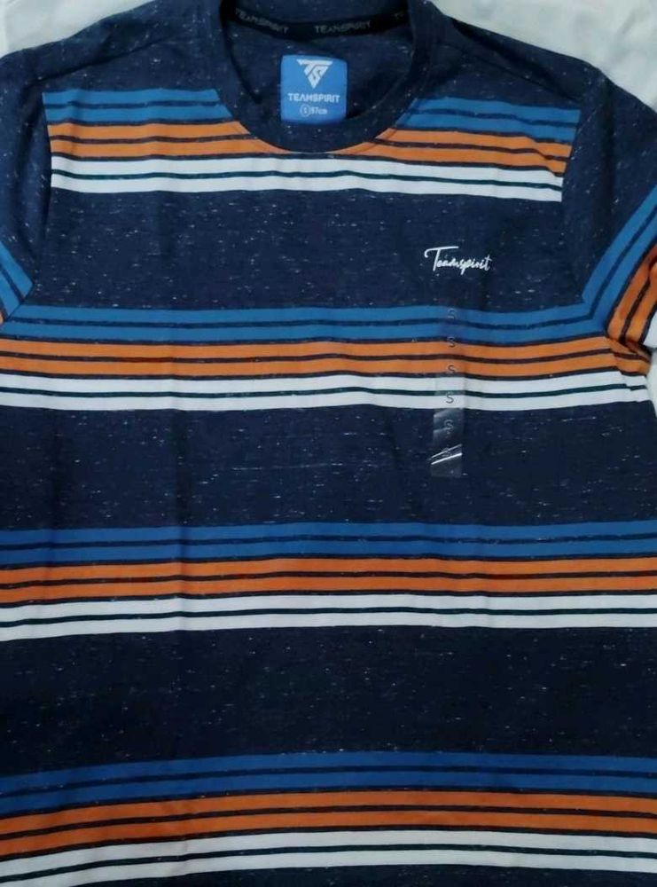 Teamspirit Striped Tee