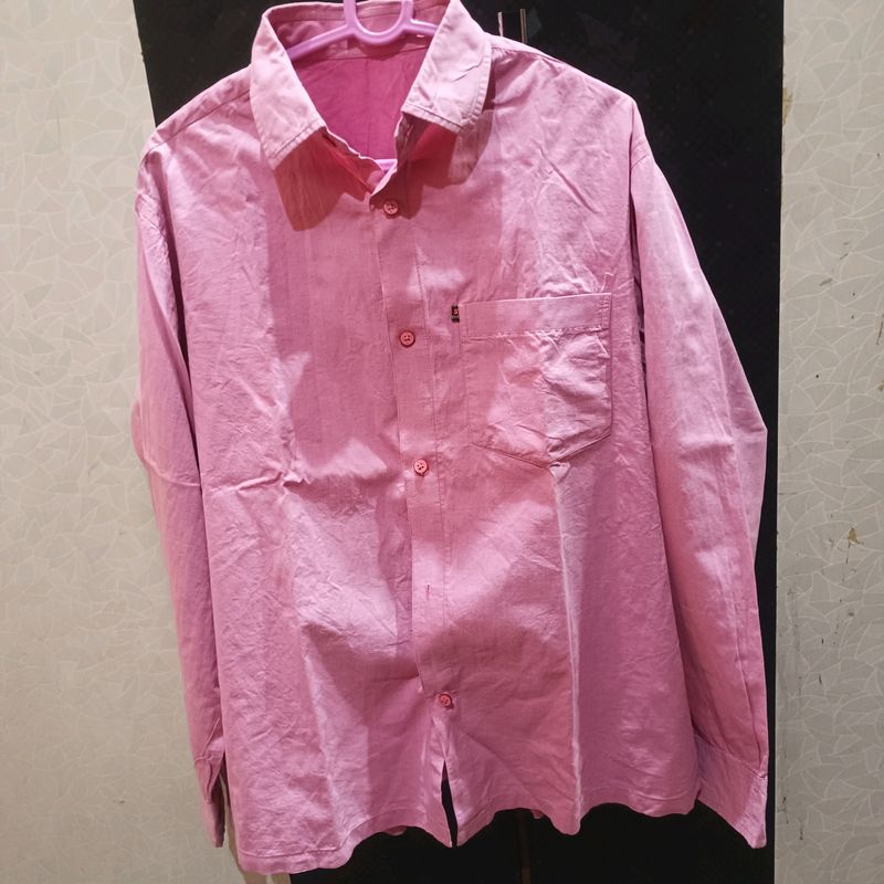 Pink Cotton Shirt....