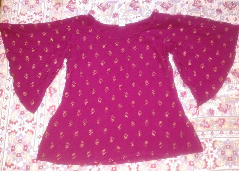 Bell Sleeve Top