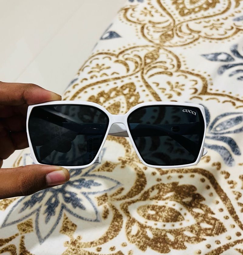 Gucci White Sunglasses