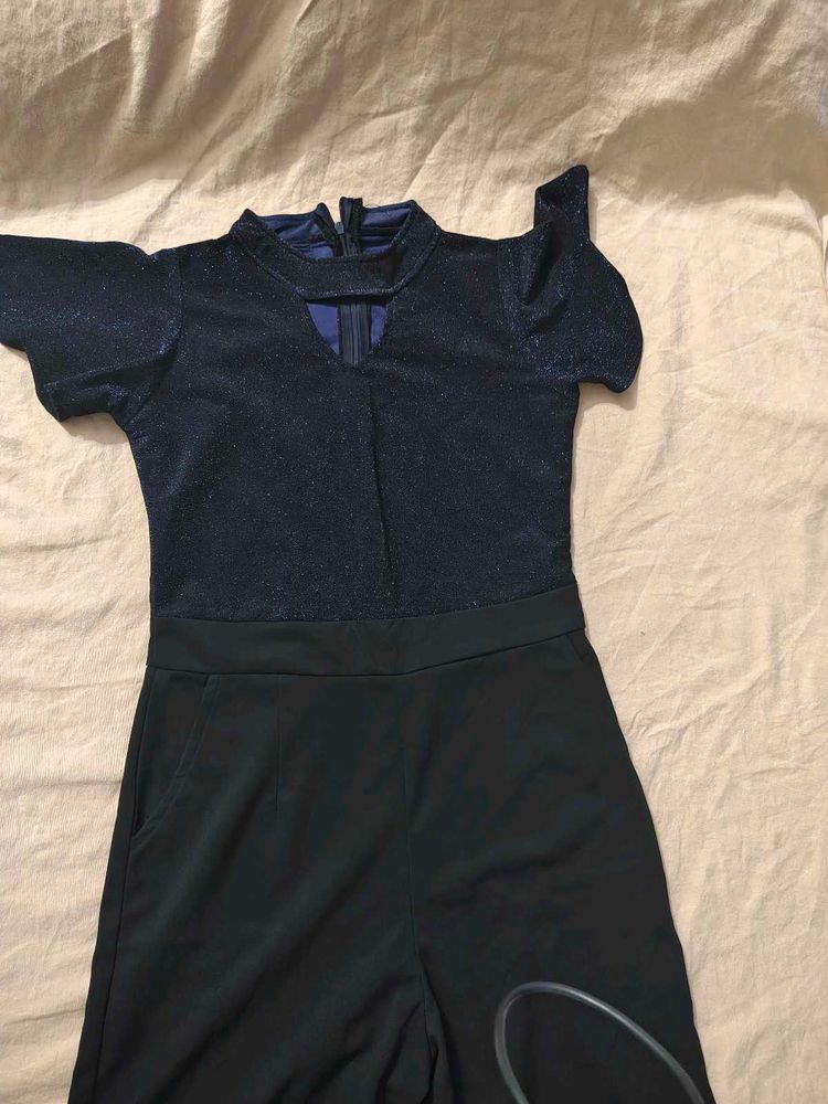 Shimmer Party Wear Jumpsuit