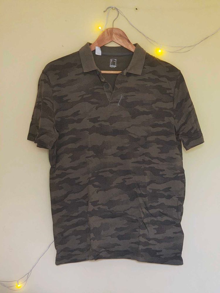 Polo Short Sleeve Camo Tee