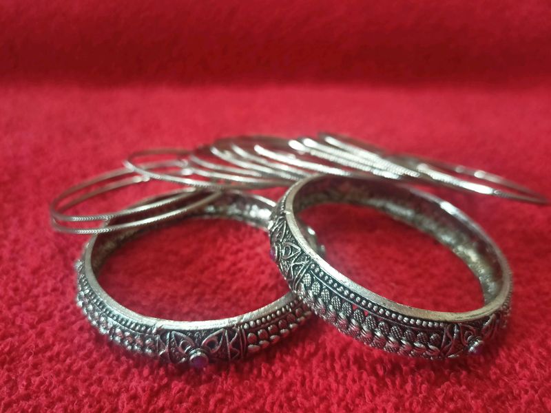 Full Oxidise Bangles