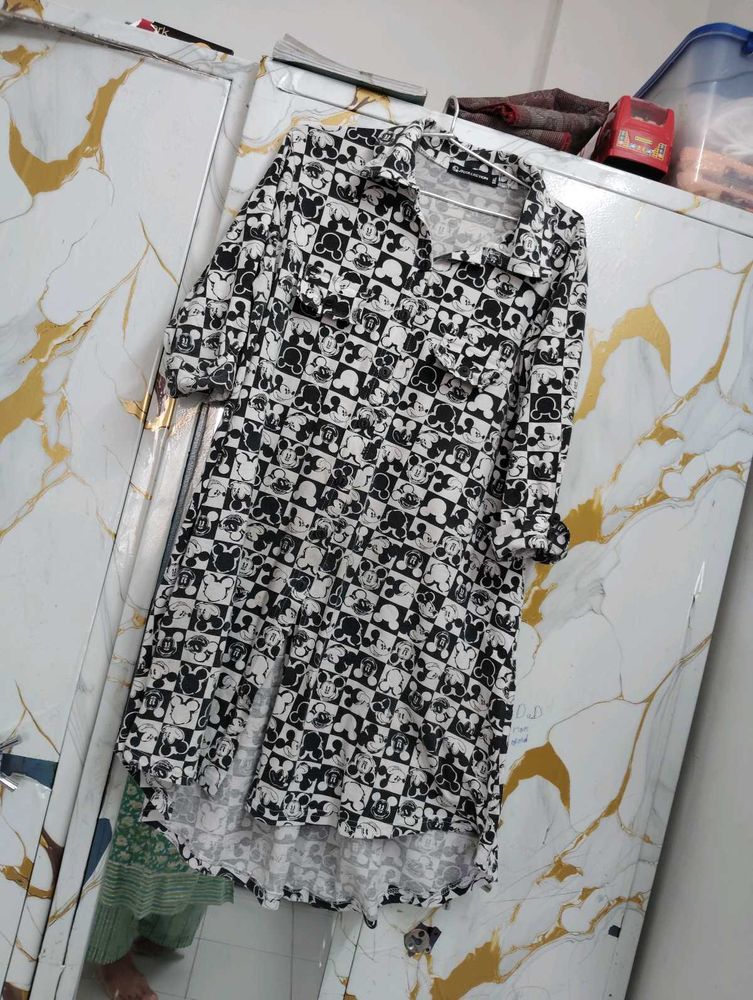 Patterned long Shirt