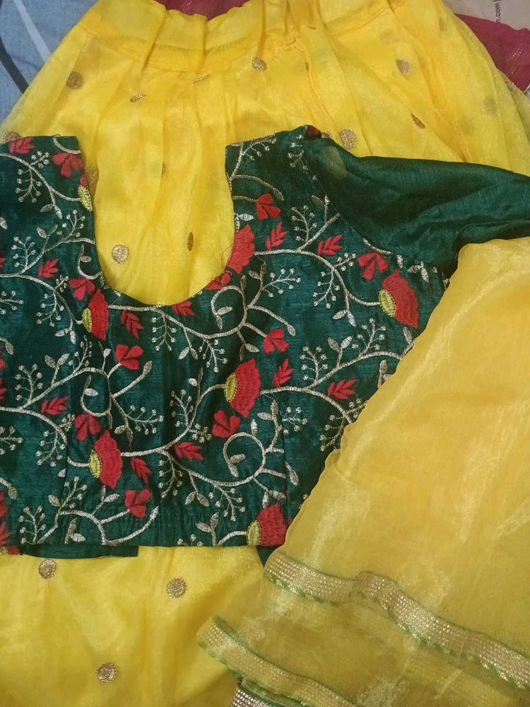 Fully Stitched Lehenga Choli Set