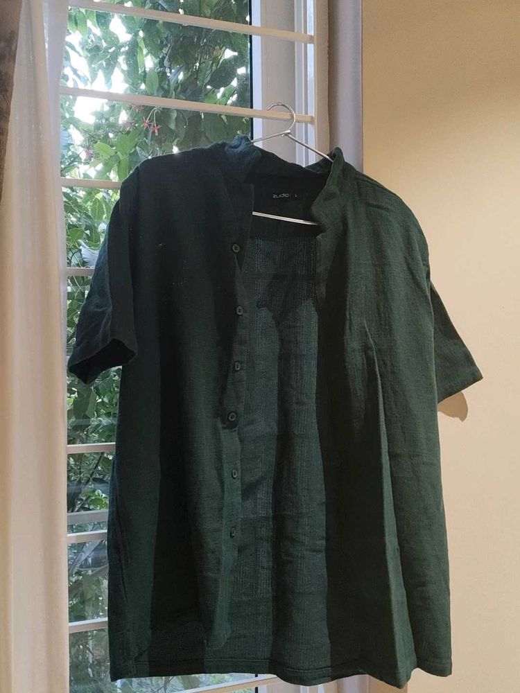 Zudio Green Shirt