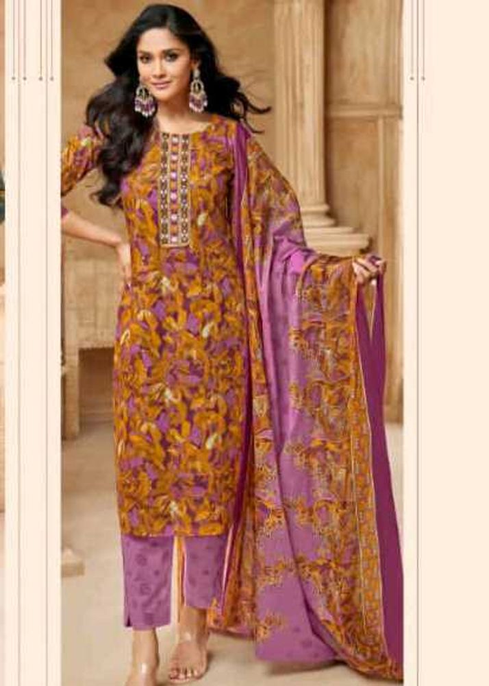 Elegant Printed Kurta Set with Dupatta